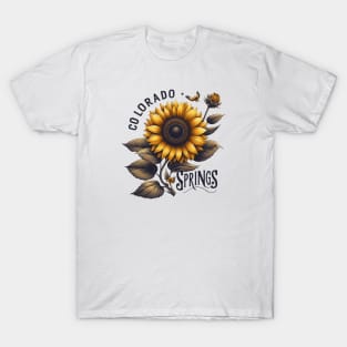 Colorado Springs Sunflower T-Shirt